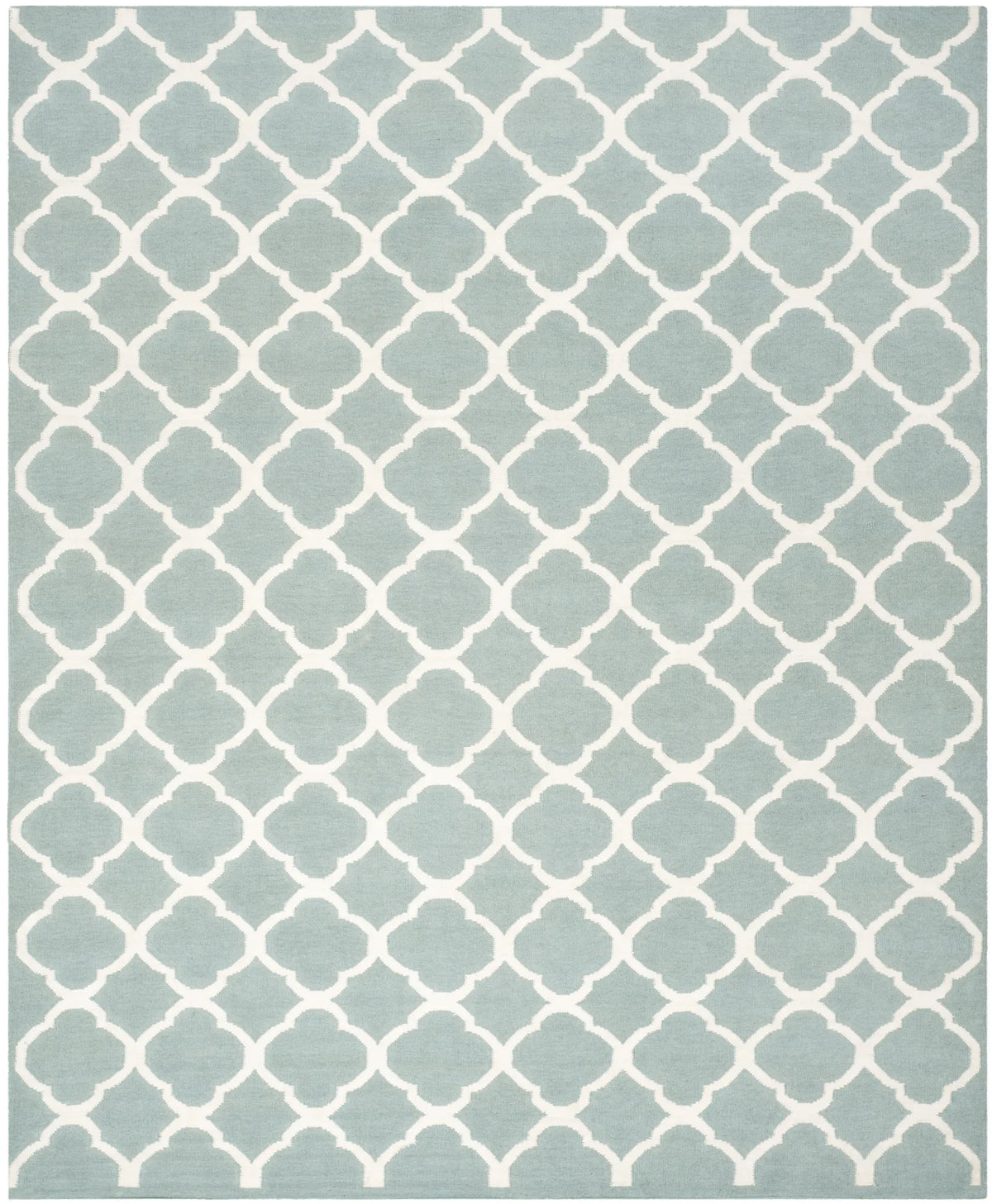 Safavieh Dhurries 10'-0" x 14'-0" Rug in Blue / Ivory