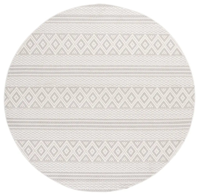 Safavieh Veranda 6'-7" x 6'-7" Rug in Ivory / Grey