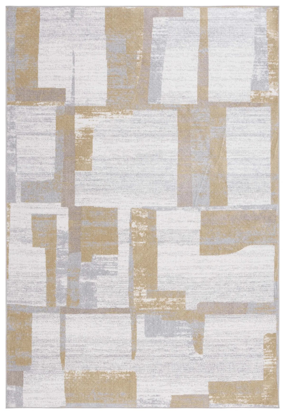Safavieh Bayside 4'-0" x 6'-0" Rug in Ivory / Grey Gold