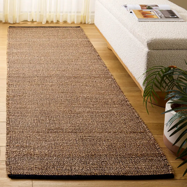 Safavieh Natural Fiber 2'-3" x 8'-0" Rug in Natural / Black