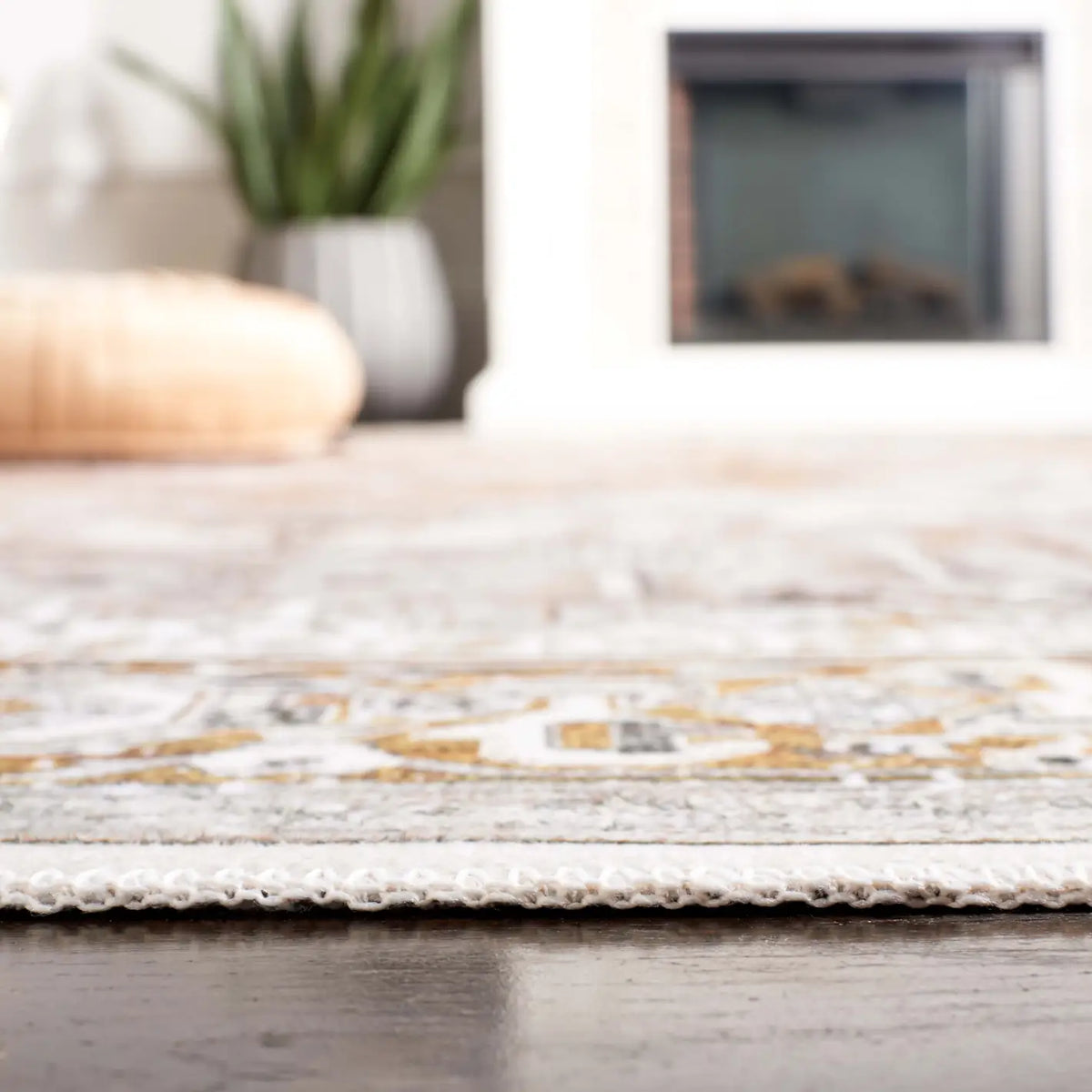 Safavieh Arizona 4'-0" x 6'-0" Rug in Beige / Gold