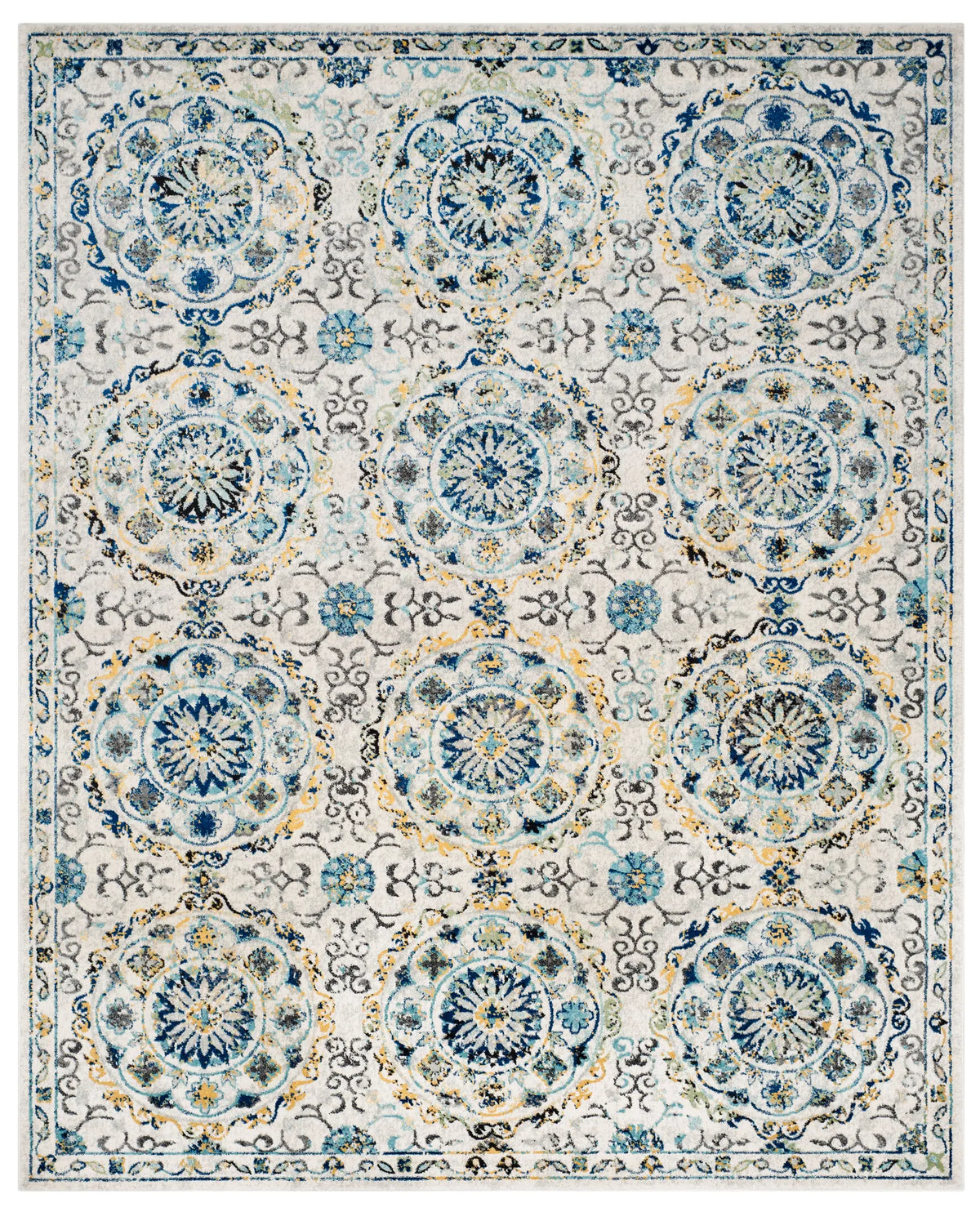 Safavieh Evoke 10'-0" x 14'-0" Rug in Ivory / Blue