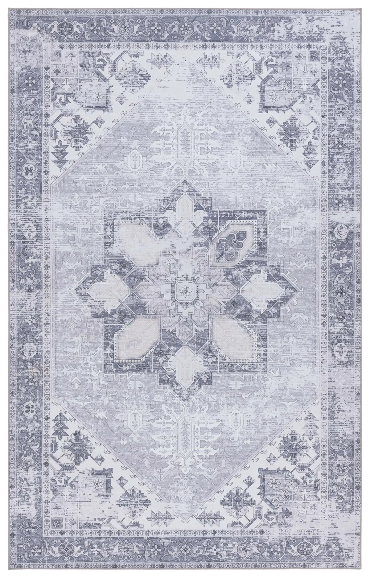 Safavieh Tucson 4'-0" x 6'-0" Rug in Light Grey