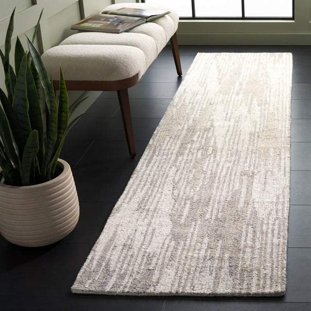 Safavieh Ebony 2'-3" x 9'-0" Rug in Grey / Ivory