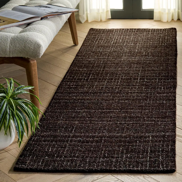 Safavieh Abstract 2'-3" x 8'-0" Rug in Dark Brown