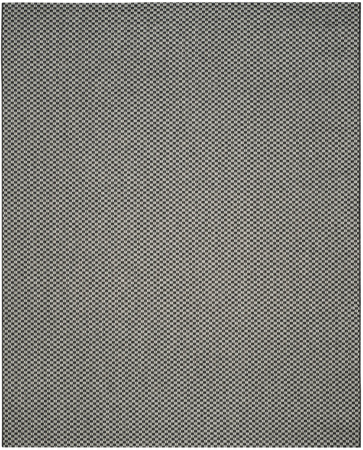 Safavieh Courtyard 10'-0" x 14'-0" Rug in Black / Light Grey