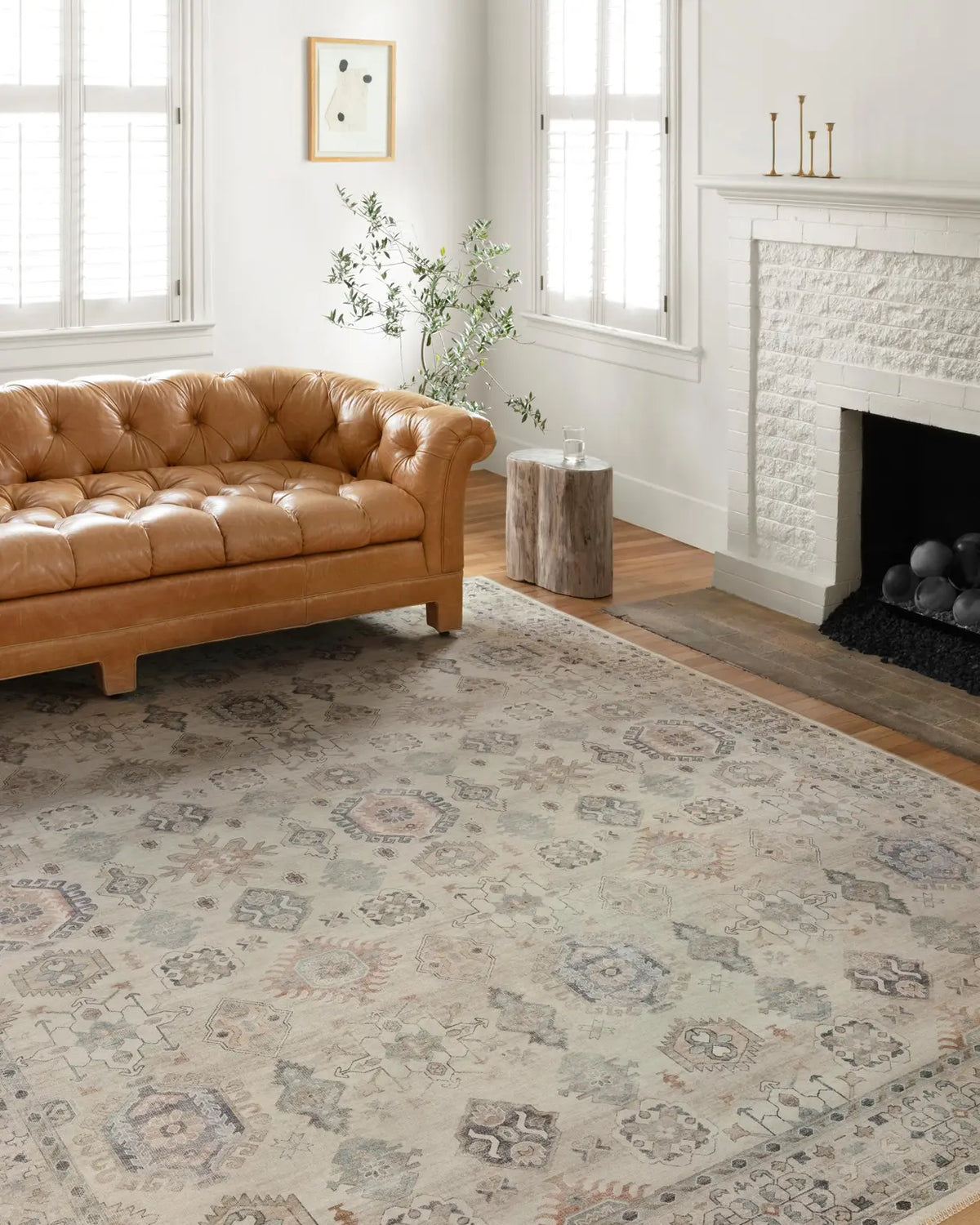 Loloi Hathaway Hth-04 Beige/Multi Rugs - room scene 1