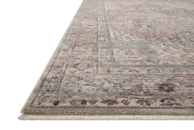 Loloi Lyra Lyr-05 Sunset/Silver Rug - rug corner