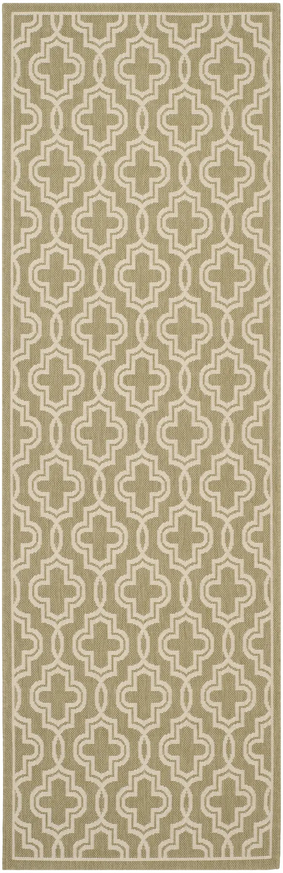 Safavieh Martha Stewart 2'-7" x 8'-2" Rug in Green / Beige