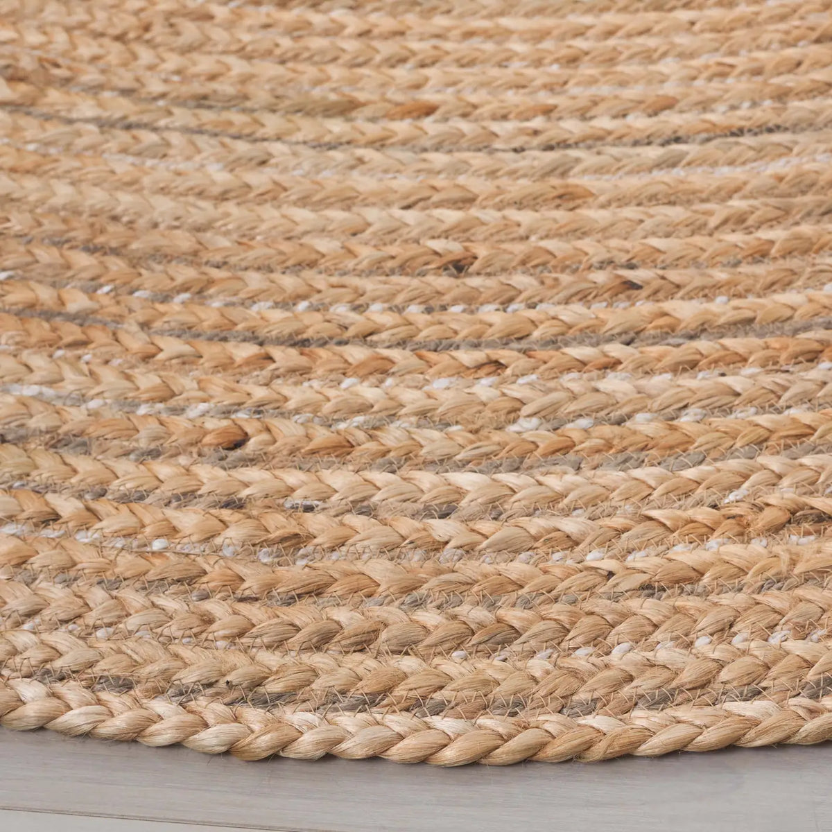 Safavieh Natural Fiber 6'-0" x 6'-0" Rug in Natural / Grey