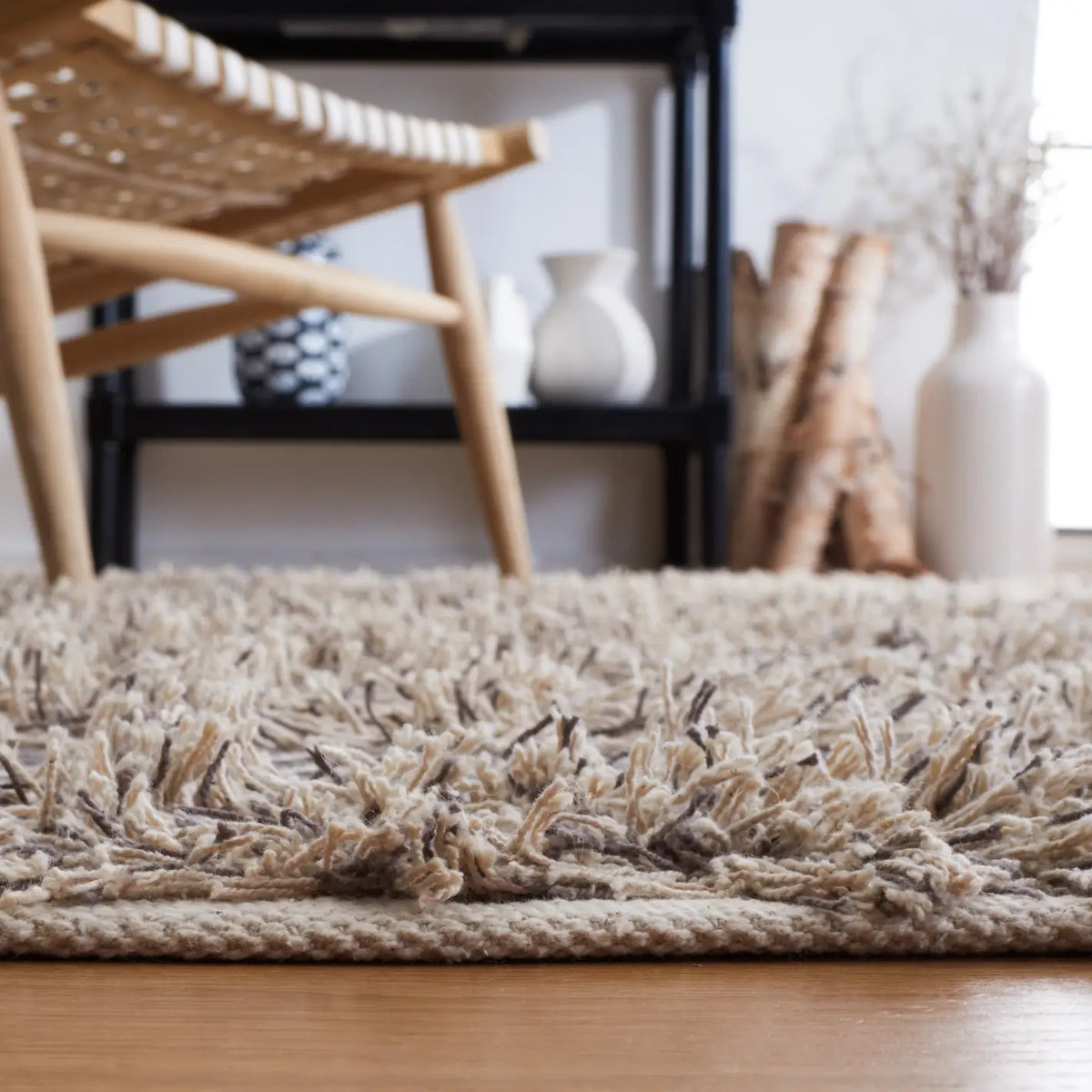 Safavieh Natura 3'-0" x 5'-0" Rug in Grey / Ivory