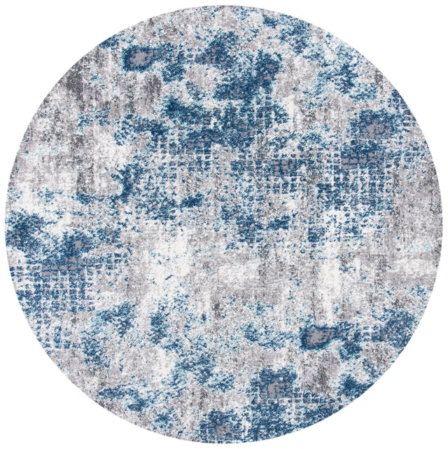 Safavieh Aston 10'-0" x 10'-0" Rug in Navy / Grey