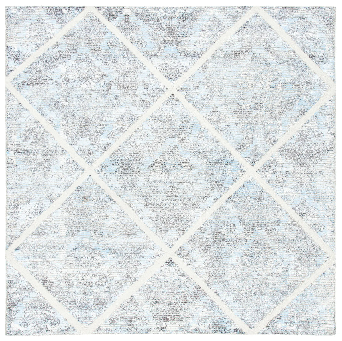 Safavieh Artistry 600 7'-0" x 7'-0" Rug in Ivory / Blue
