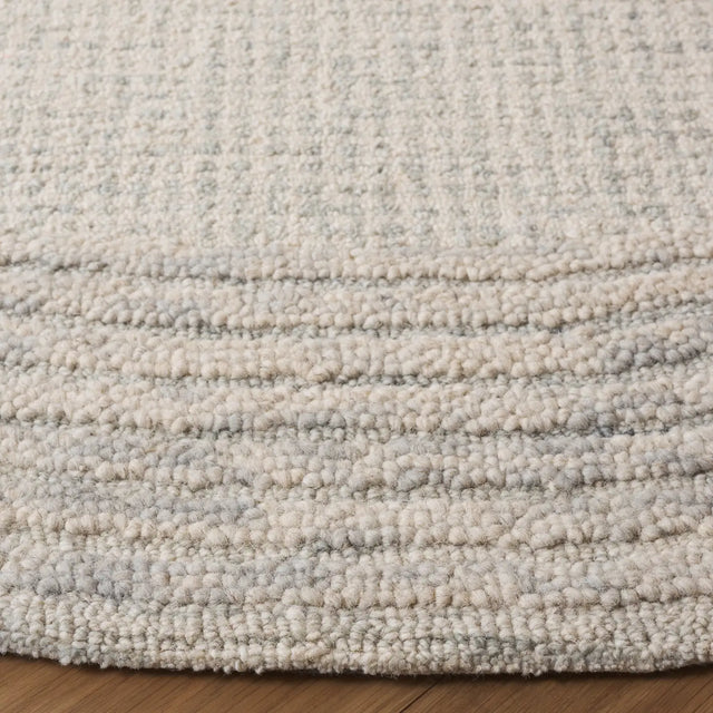 Safavieh Ebony 6'-0" x 6'-0" Rug in Grey / Ivory