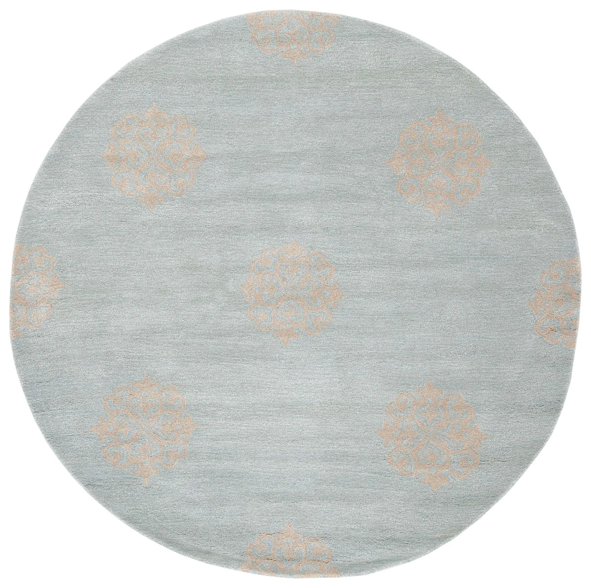 Safavieh Soho 6'-0" x 6'-0" Rug in Turquoise / Yellow