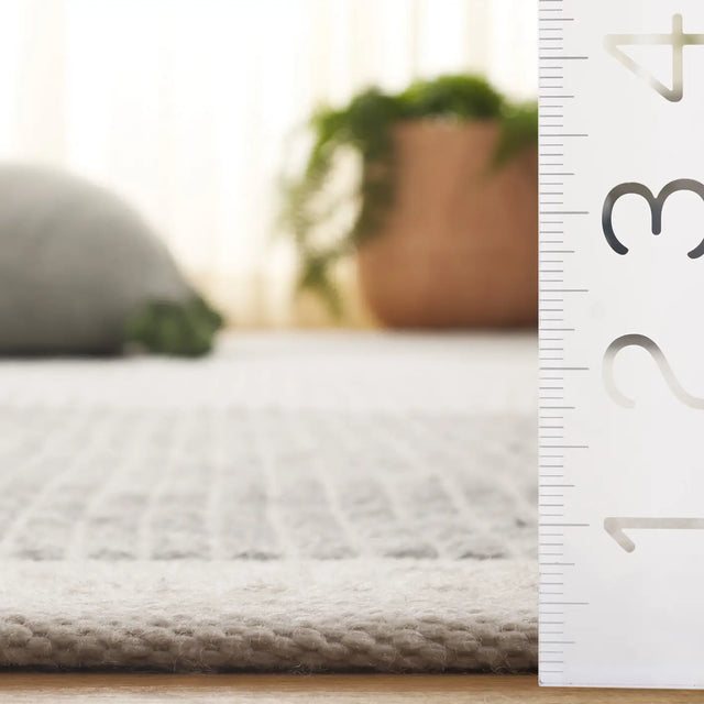 Safavieh Kilim 4'-0" x 6'-0" Rug in Light Grey / Ivory