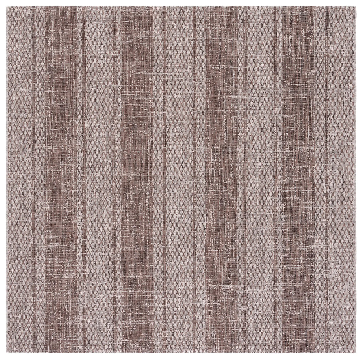 Safavieh Courtyard 6'-7" x 6'-7" Rug in Light Beige / Light Brown