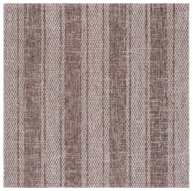 Safavieh Courtyard 6'-7" x 6'-7" Rug in Light Beige / Light Brown