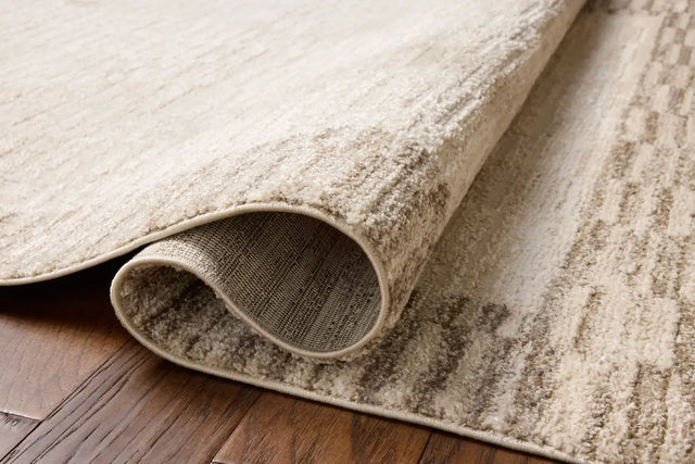 Chris Loves Julia x Loloi Calvin CLV-04 Ivory / Pebble Rug - pile height