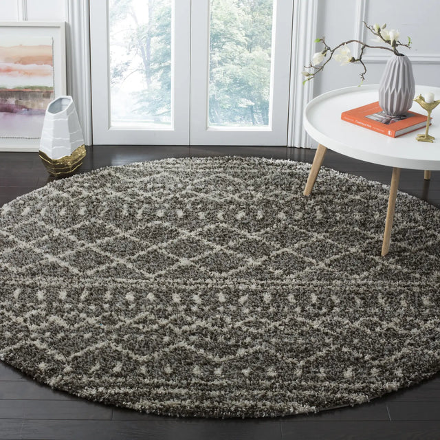 Safavieh Arizona Shag 10'-0" x 10'-0" Rug in Brown / Ivory