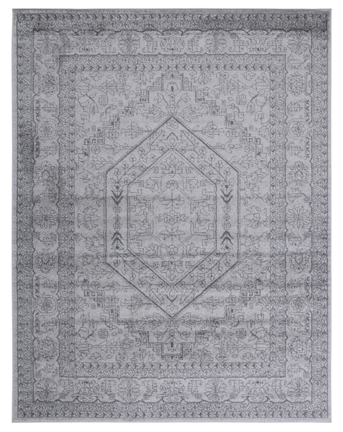 Safavieh Adirondack 10'-0" x 14'-0" Rug in Light Grey / Dark Grey