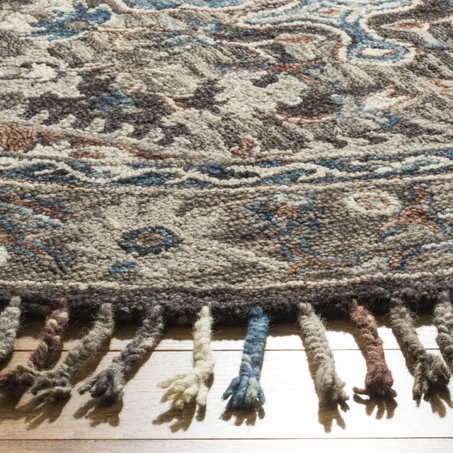 Safavieh Aspen 7'-0" x 7'-0" Rug in Charcoal / Light Brown
