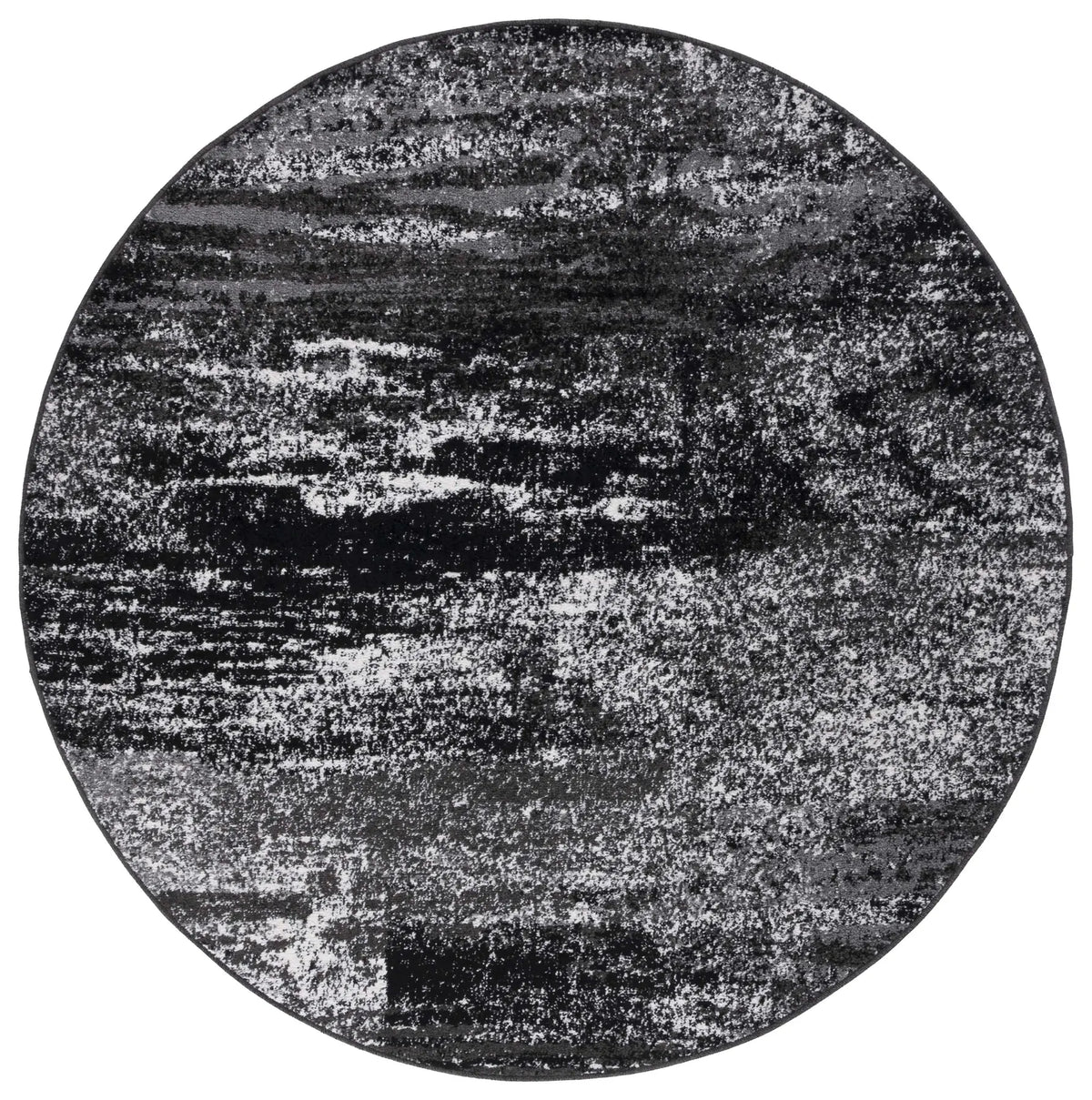 Safavieh Adirondack 5'-0" x 5'-0" Rug in Silver / Black