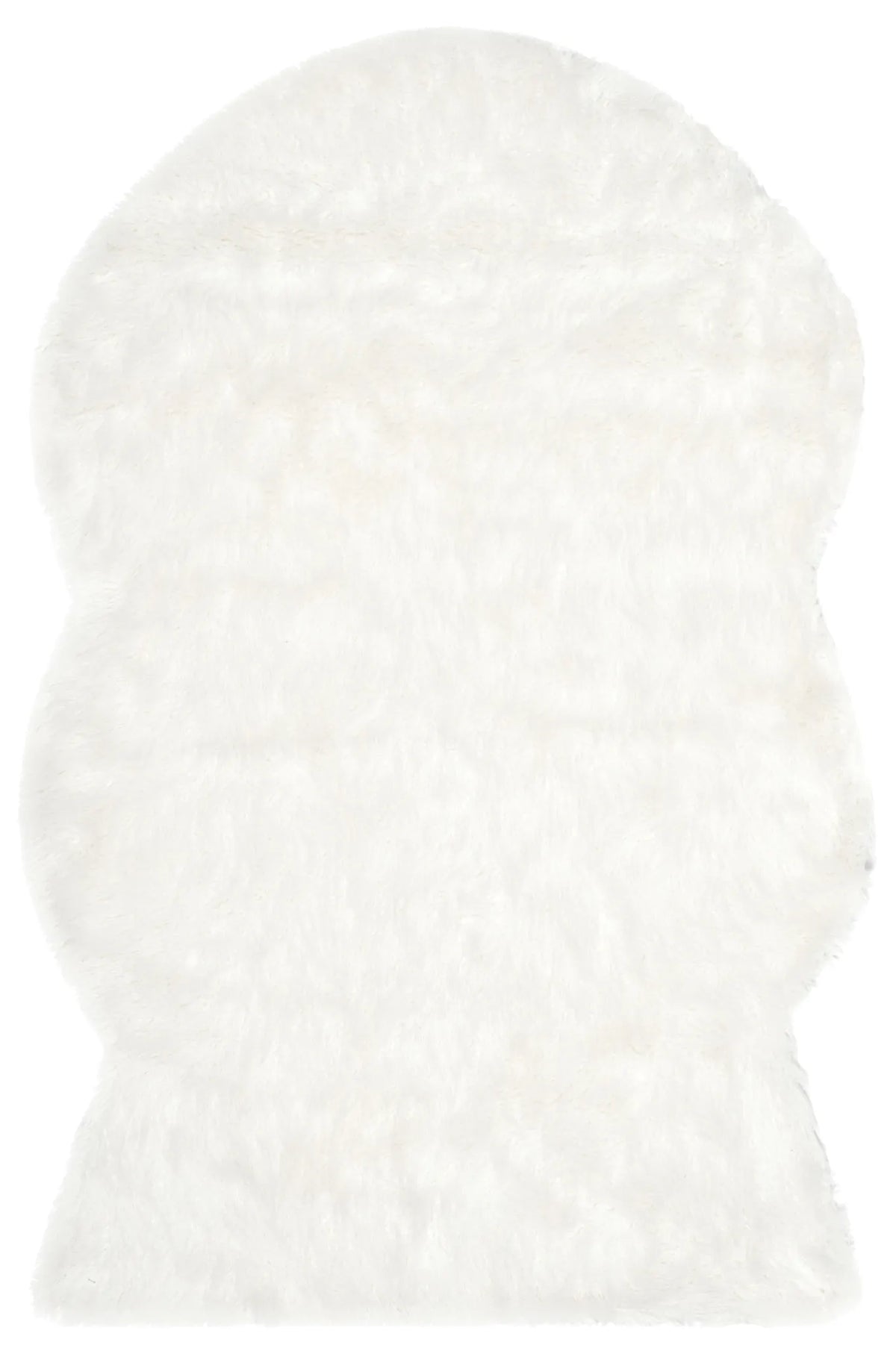 Safavieh Faux Sheep Skin 3'-0" x 5'-0" Rug in Ivory
