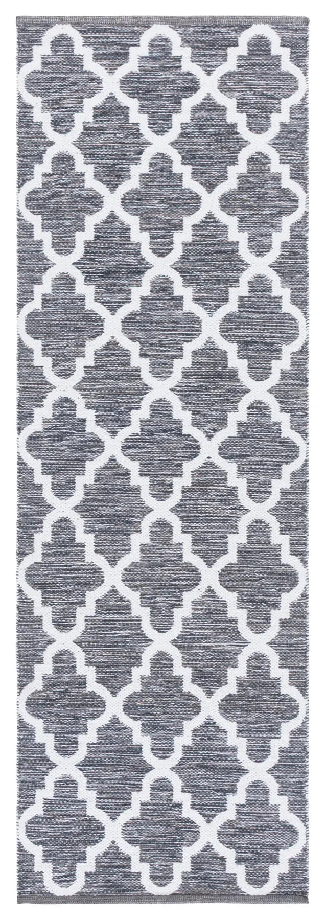 Safavieh Montauk 2'-3" x 7'-0" Rug in Charcoal / Ivory