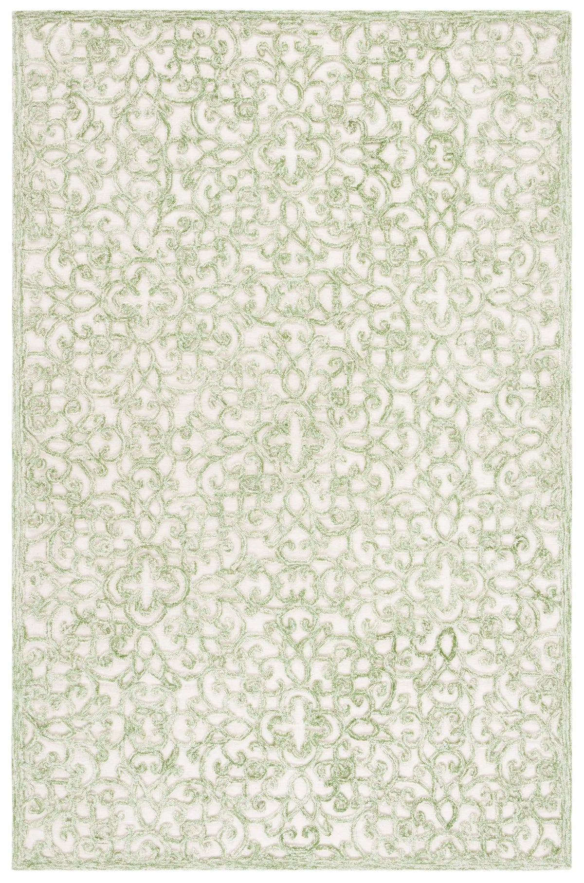 Safavieh Trace 4'-0" x 6'-0" Rug in Ivory / Green