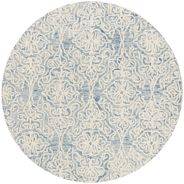 Safavieh Blossom 6'-0" x 6'-0" Rug in Blue / Ivory