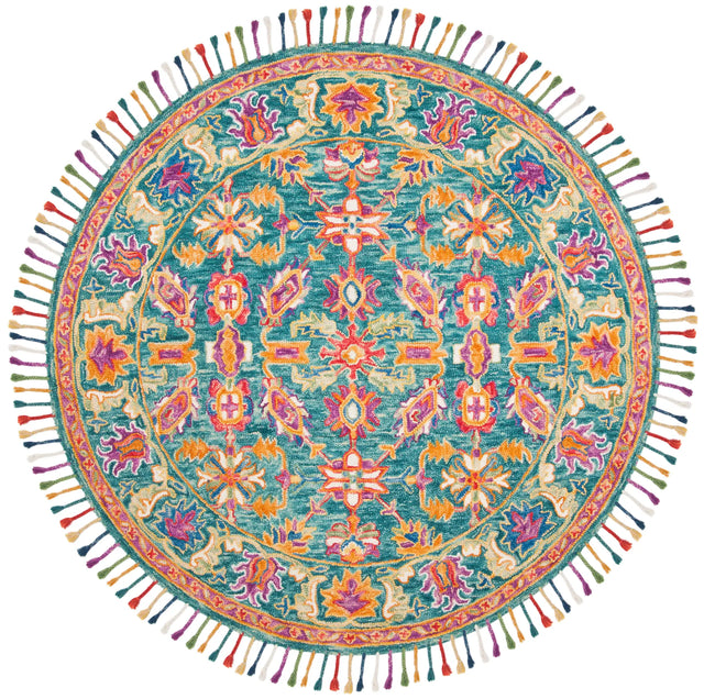 Safavieh Aspen 7'-0" x 7'-0" Rug in Turquoise / Purple