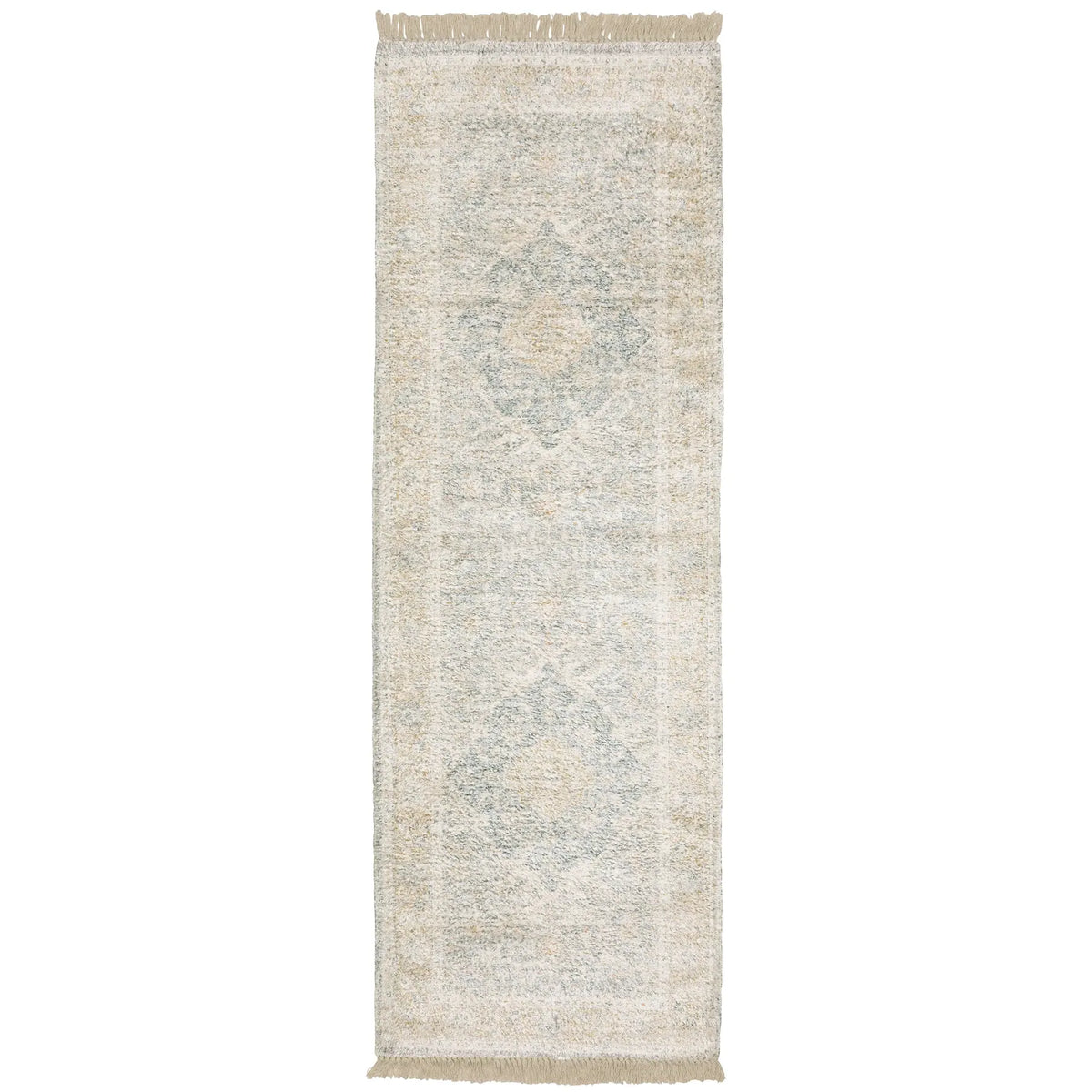 Oriental Weavers Sphinx Malabar 45307 Grey/ Beige Rugs - runner