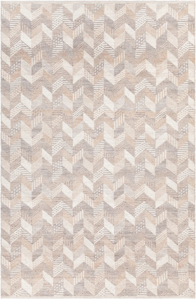 Chandra Effie EFF-52501 Brown / Tan / Beige rug, flat view