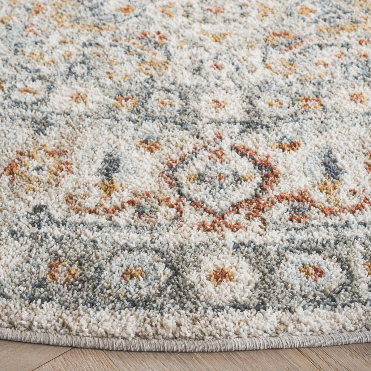 Safavieh Avalon 6'-7" x 6'-7" Rug in Ivory / Light Blue