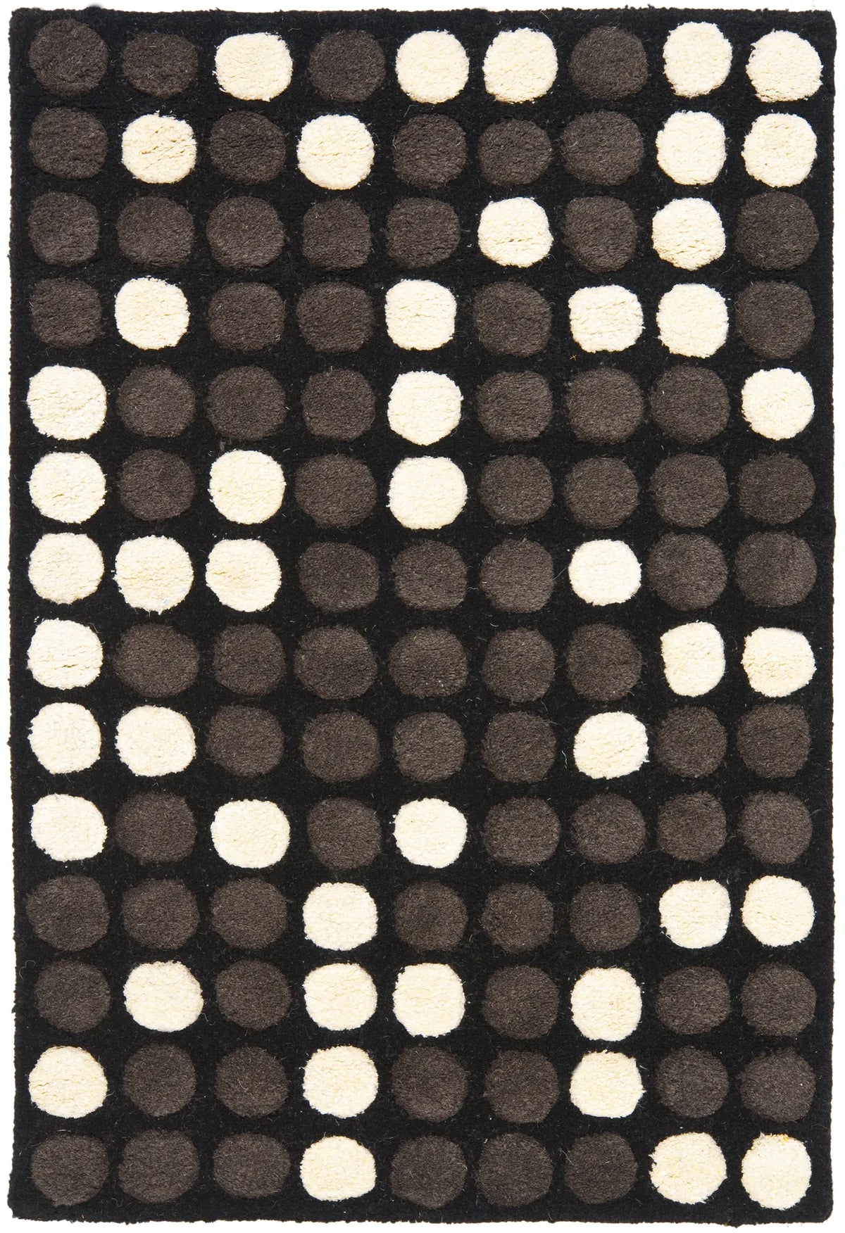 Safavieh Soho 2'-0" x 3'-0" Rug in Black / White