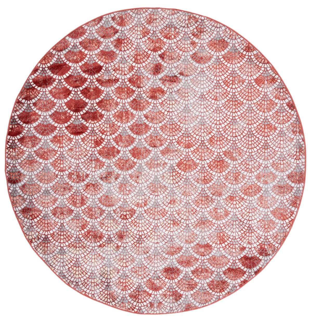 Safavieh Lagoon 6'-7" x 6'-7" Rug in Brown / Ivory