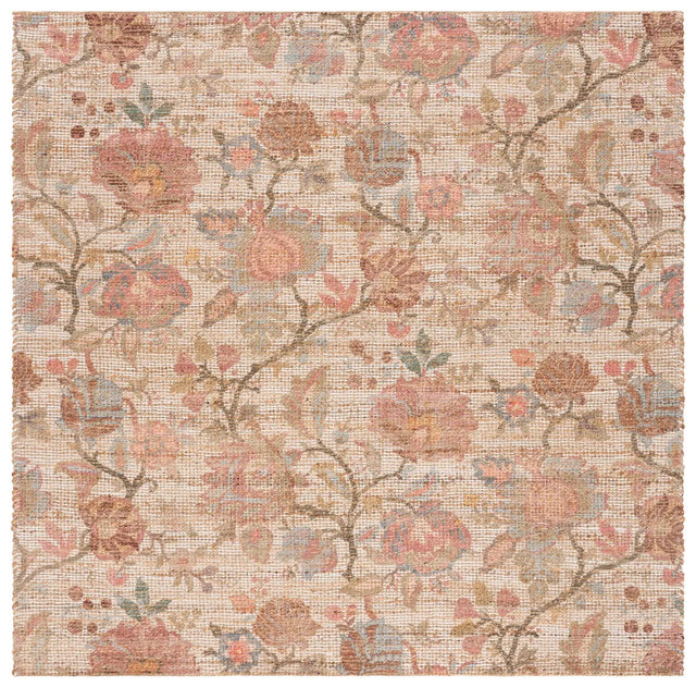 Safavieh Saffron 6'-0" x 6'-0" Rug in Ivory / Pink