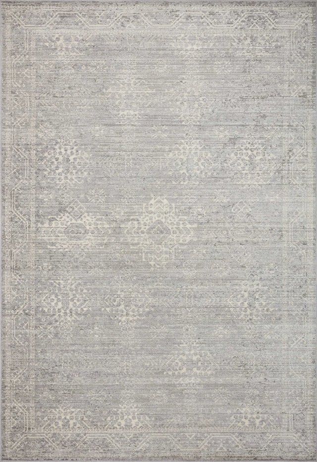 Loloi Indra Ina-02 Silver/Ivory Rug - main flat