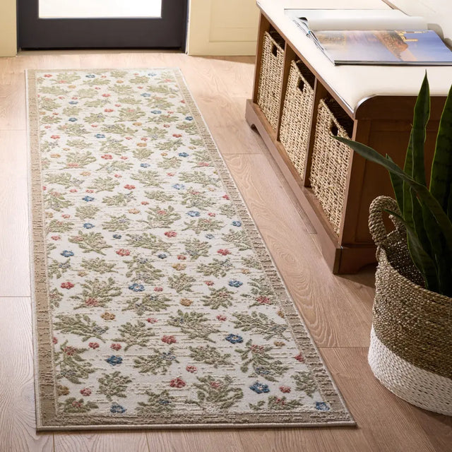Safavieh Cameron 2'-2" x 8'-0" Rug in Ivory / Beige Green