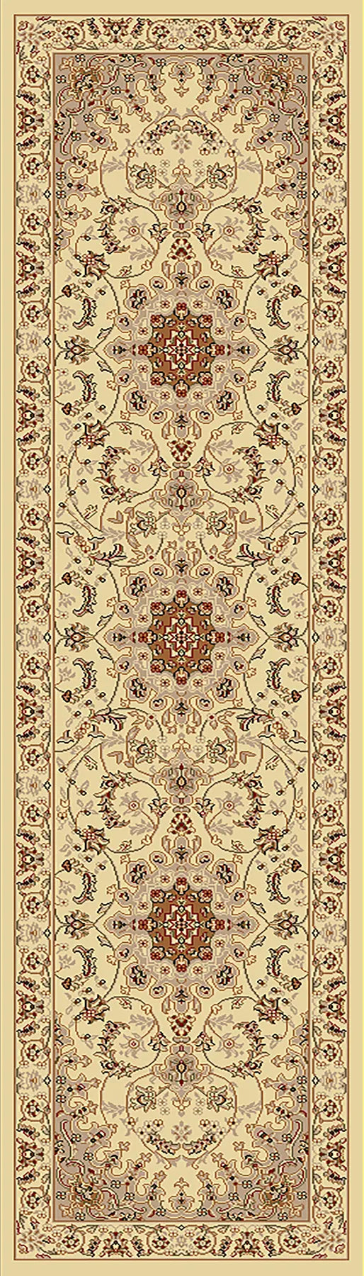 Dynamic Rugs Legacy 58000 Ivory Rugs - Runner