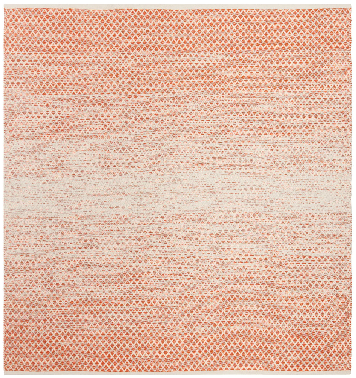 Safavieh Montauk 6'-0" x 6'-0" Rug in Orange / Ivory