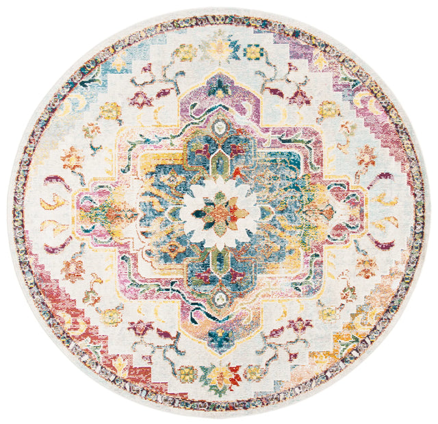Safavieh Crystal 5'-0" x 5'-0" Rug in Light Blue / Grey