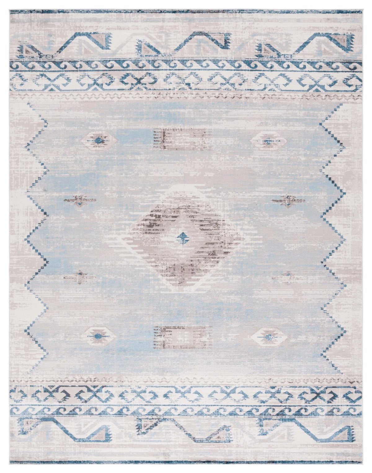 Safavieh Cornelia 200 8'-0" x 10'-0" Rug in Blue / Ivory