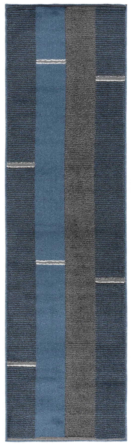 Safavieh Pyramid 2'-2" x 8'-0" Rug in Navy / Grey Black