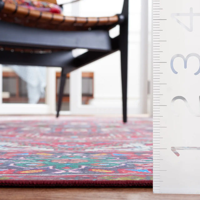 Safavieh Tucson 4'-0" x 6'-0" Rug in Red / Blue