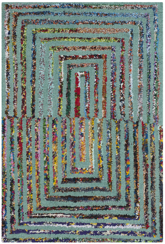 Safavieh Nantucket 2'-0" x 3'-0" Rug in Teal