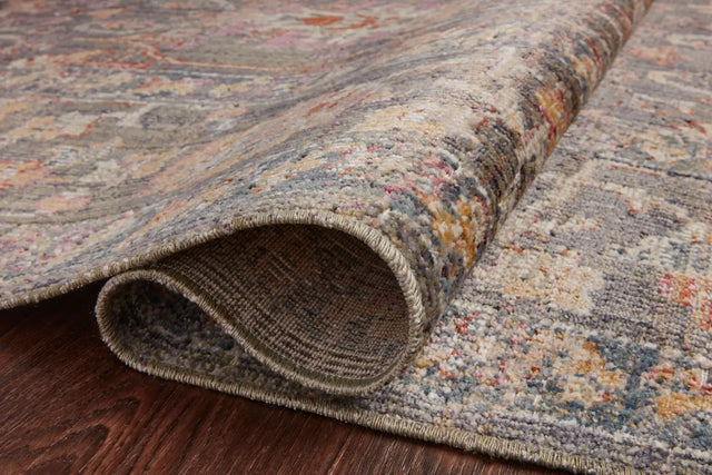 Chris Loves Julia x Loloi Rosemarie ROE-01 Stone / Multi Rug - pile height