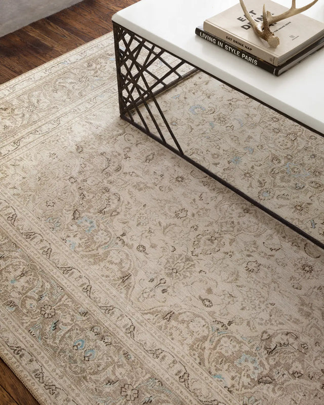 Loloi Loren Lq-03 Sand / Taupe Rugs - closer room scene 1
