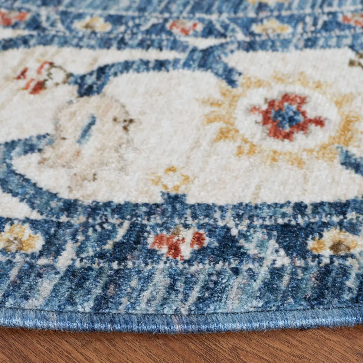 Safavieh Olympia 6'-0" x 6'-0" Rug in Blue / Ivory